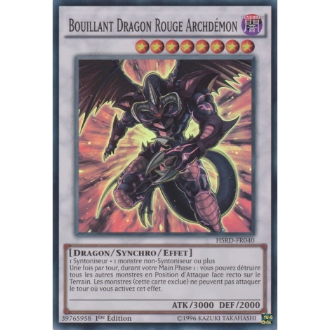 Bouillant Dragon Rouge Archdémon HSRD-FR040