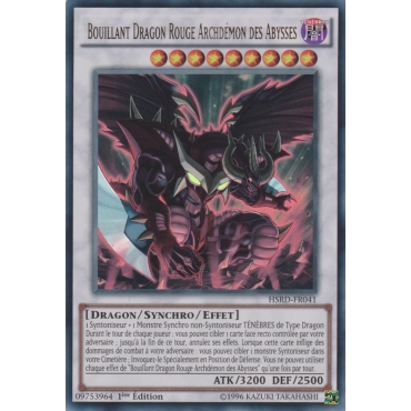 Bouillant Dragon Rouge Archdémon des Abysses HSRD-FR041