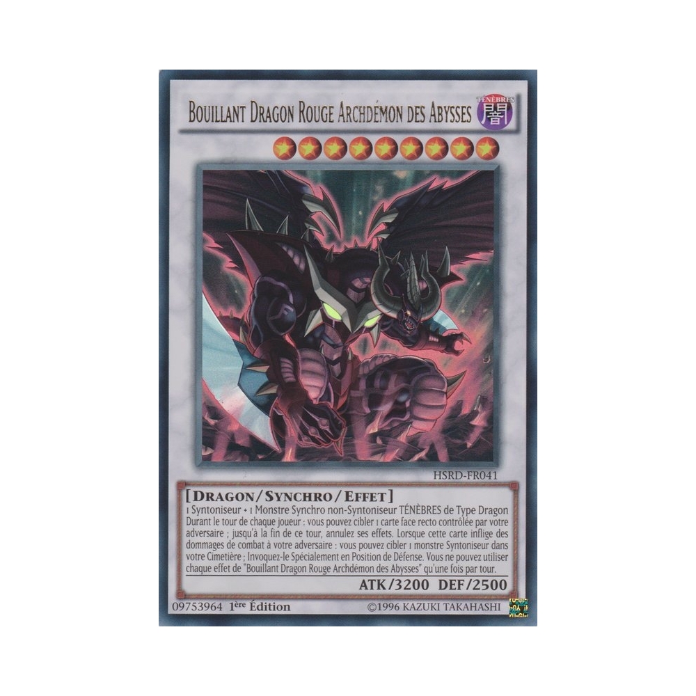 Bouillant Dragon Rouge Archdémon des Abysses HSRD-FR041