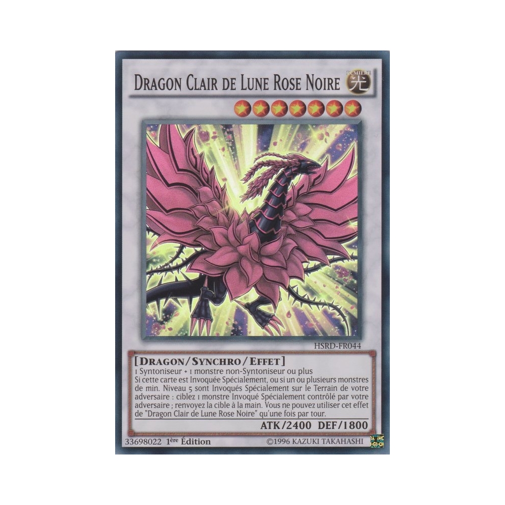 Dragon Clair de Lune Rose Noire HSRD-FR044