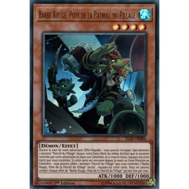 Barbe Rouge Pote de la Patroll du Pillage IGAS-FR086