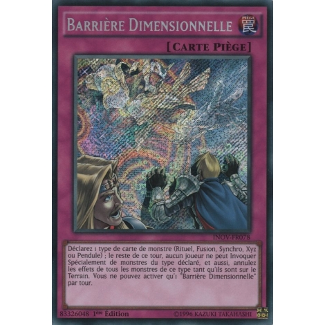 Barrière Dimensionnelle INOV-FR078