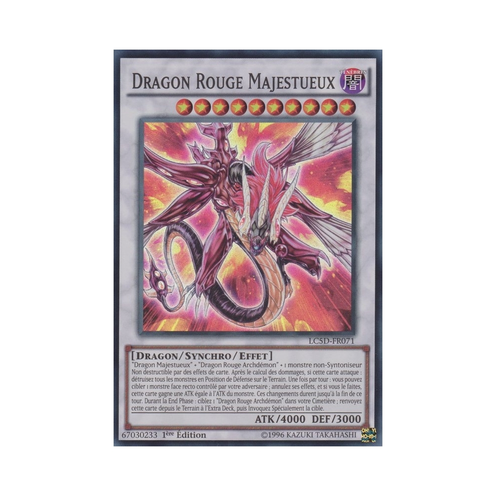 Dragon Rouge Majestueux LC5D-FR071