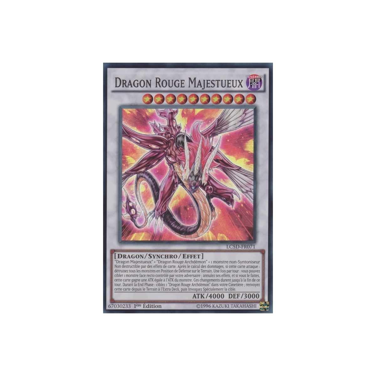 Dragon Rouge Majestueux LC5D-FR071