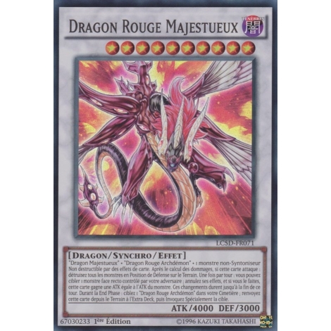 Dragon Rouge Majestueux LC5D-FR071