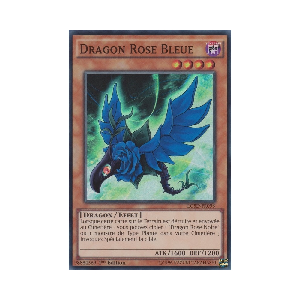 Dragon Rose Bleue LC5D-FR093