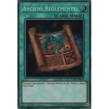 Anciens Règlements LCKC-FR039