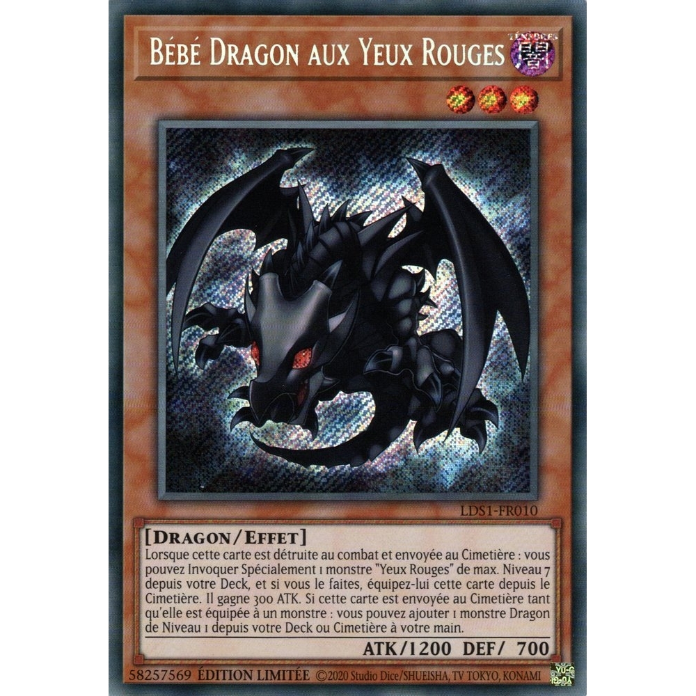 Bébé Dragon aux Yeux Rouges LDS1-FR010