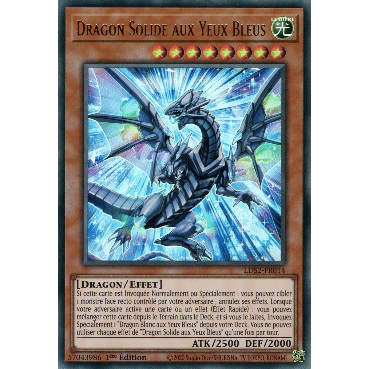 Dragon Solide aux Yeux Bleus LDS2-FR014