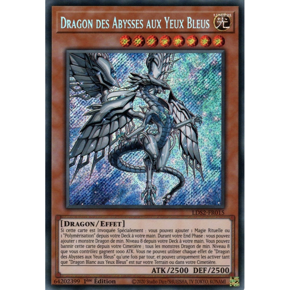 Dragon des Abysses aux Yeux Bleus LDS2-FR015