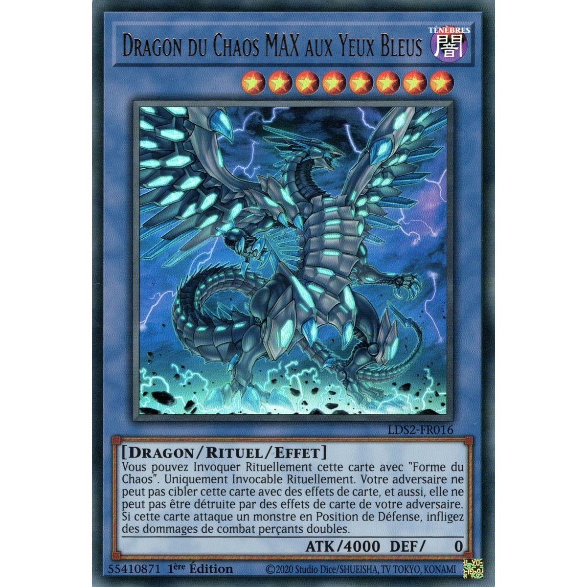 Dragon du Chaos MAX aux Yeux Bleus LDS2-FR016