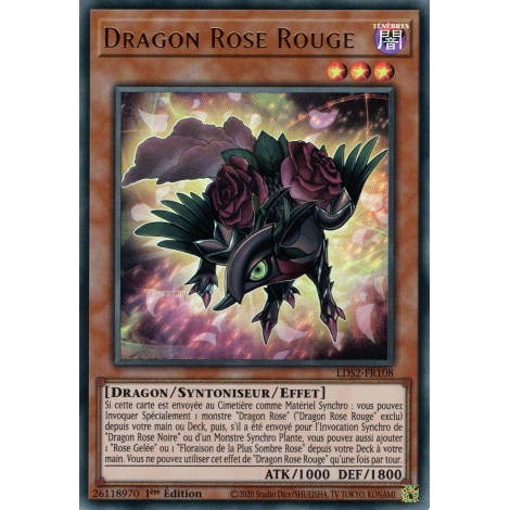 Dragon Rose Rouge LDS2-FR108