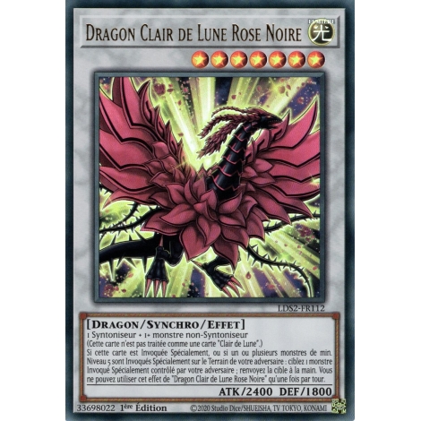 Dragon Clair de Lune Rose Noire LDS2-FR112