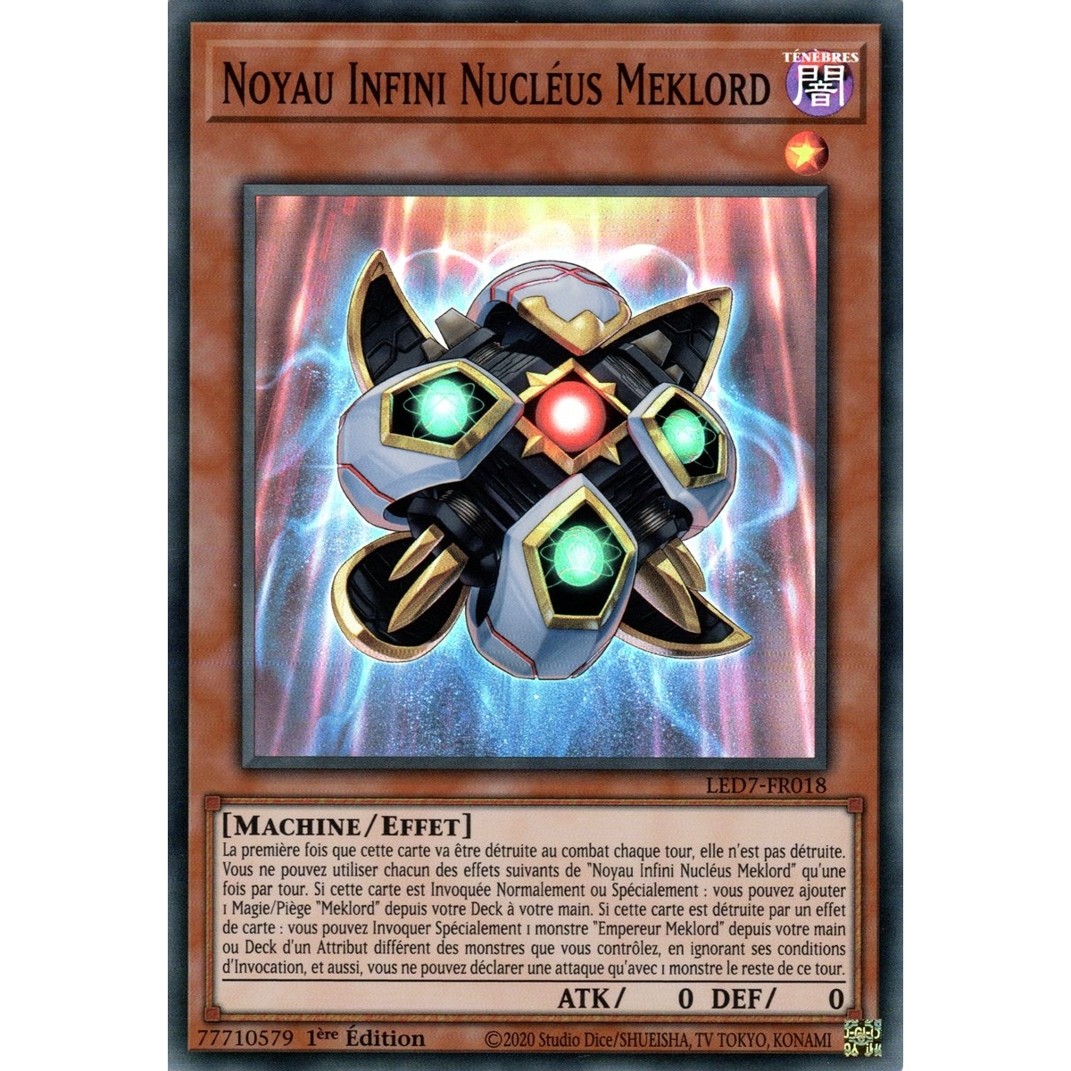 Noyau Infini Nucléus Meklord LED7-FR018
