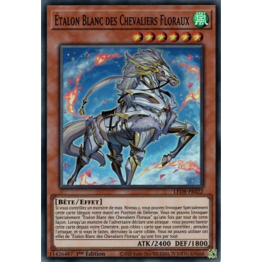 Étalon Blanc des Chevaliers Floraux LED8-FR022