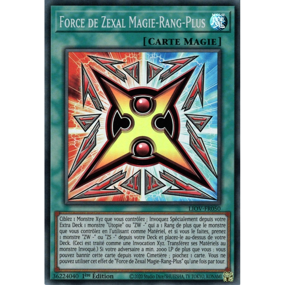 Force de Zexal Magie-Rang-Plus LIOV-FR050