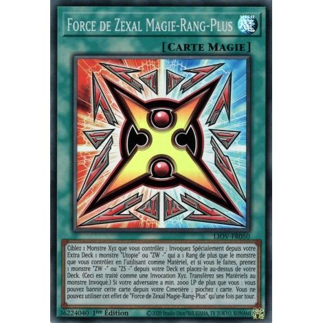 Force de Zexal Magie-Rang-Plus LIOV-FR050