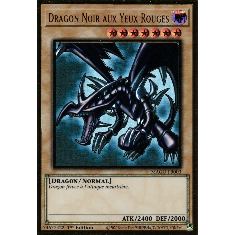 Dragon Noir aux Yeux Rouges MAGO-FR003