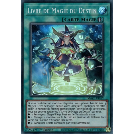 Livre de Magie du Destin MAZE-FR059