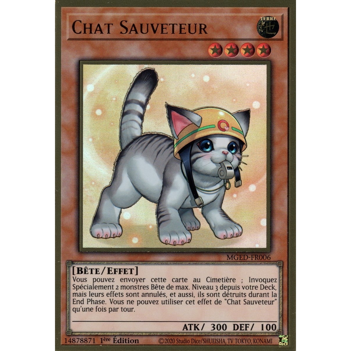 Chat Sauveteur MGED-FR006B