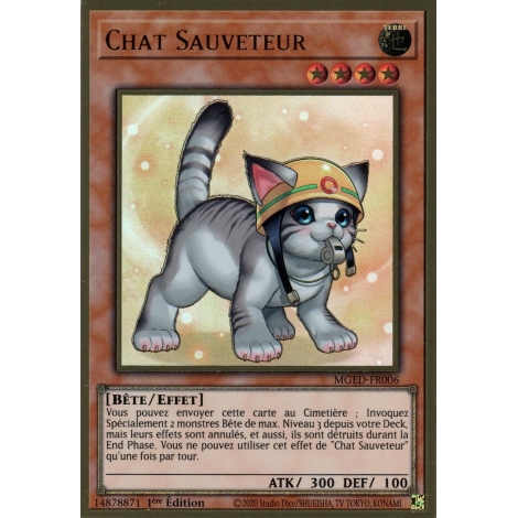 Chat Sauveteur MGED-FR006B