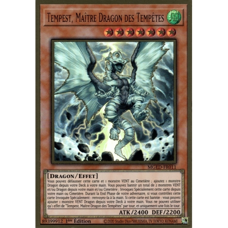 Tempest Maître Dragon des Tempêtes MGED-FR011