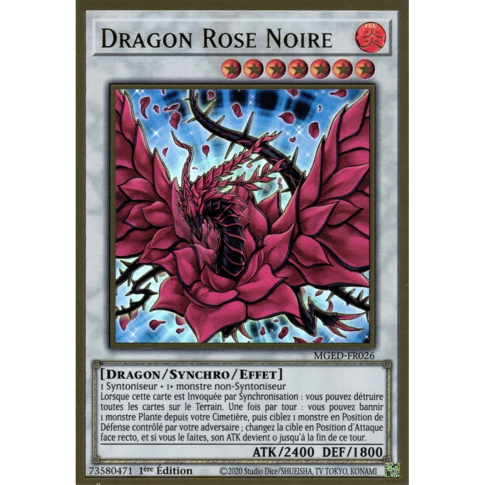 Dragon Rose Noire MGED-FR026