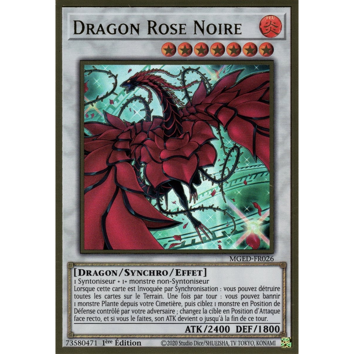 Dragon Rose Noire MGED-FR026B