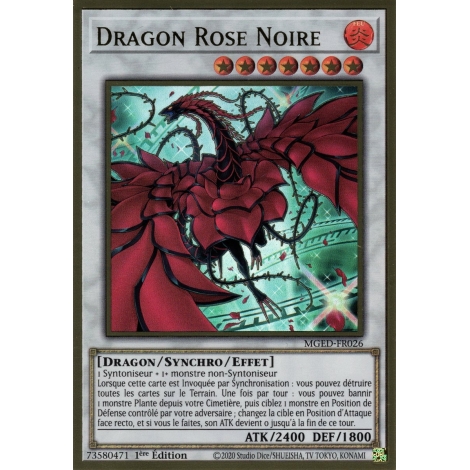 Dragon Rose Noire MGED-FR026B