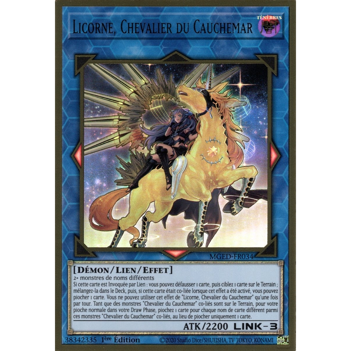 Licorne Chevalier du Cauchemar MGED-FR034B