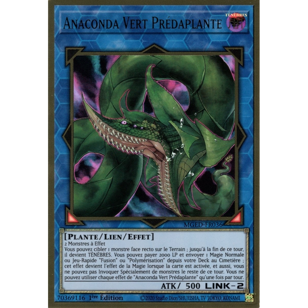 Anaconda Vert Prédaplante MGED-FR036