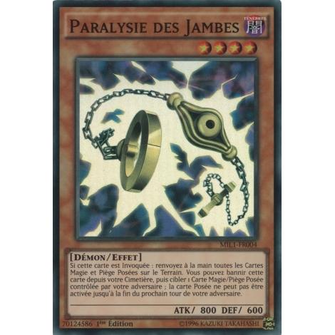 Paralysie des Jambes MIL1-FR004