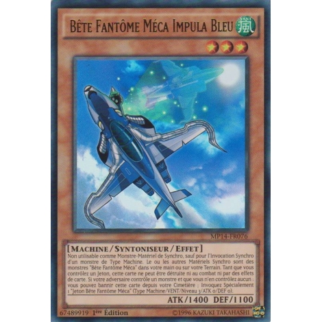 Bête Fantôme Méca Impula Bleu MP14-FR076