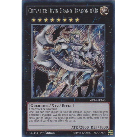 Chevalier Divin Grand Dragon d'Or MP14-FR166