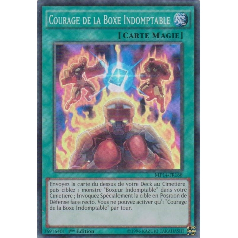 Courage de la Boxe Indomptable MP14-FR168