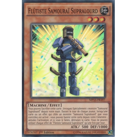 Flûtiste Samouraï Supralourd MP15-FR197