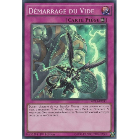 Démarrage du Vide MP15-FR241