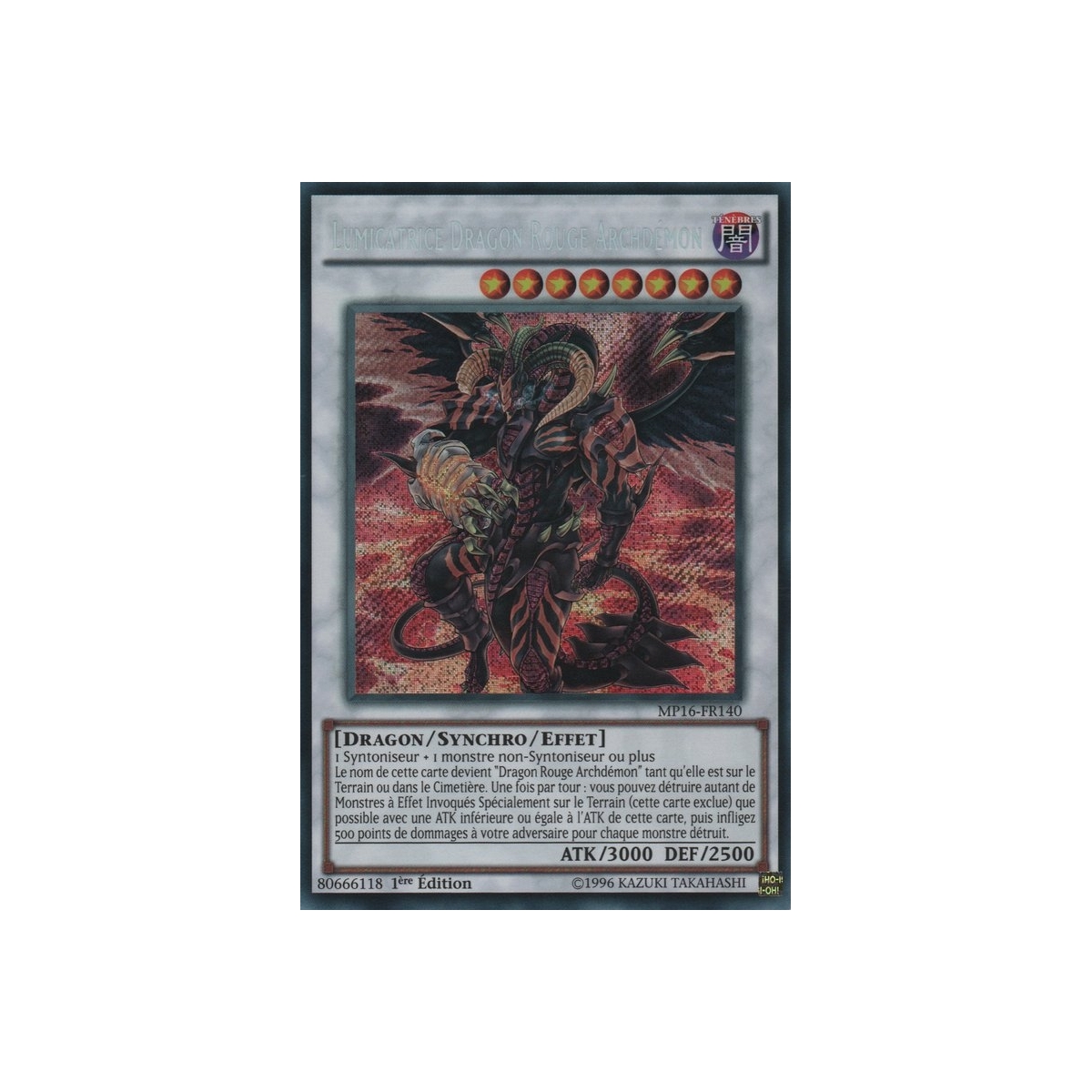 Lumicatrice Dragon Rouge Archdémon MP16-FR140