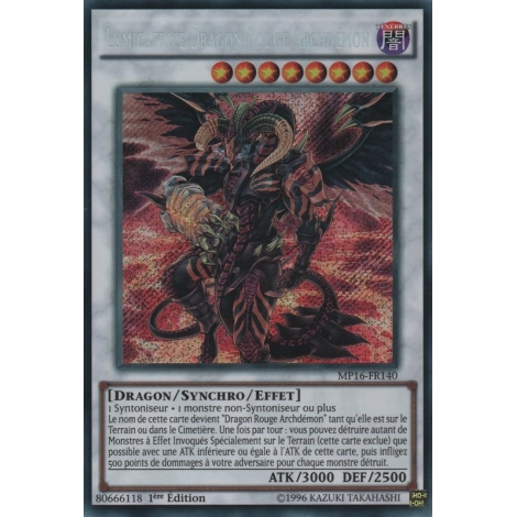 Lumicatrice Dragon Rouge Archdémon MP16-FR140