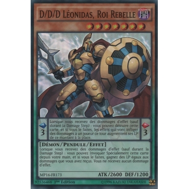 D/D/D Léonidas Roi Rebelle MP16-FR173