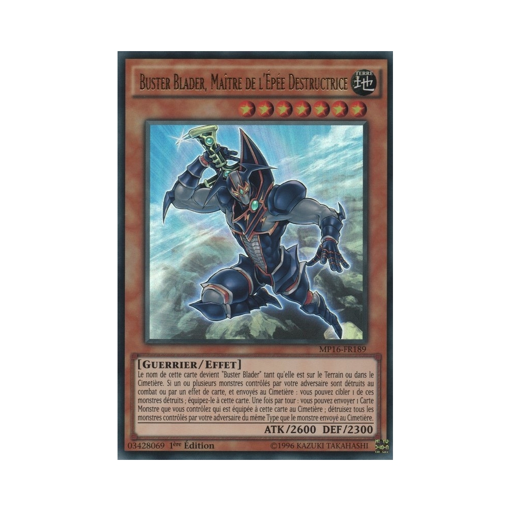 Buster Blader Maître de l'Épée Destructrice MP16-FR189