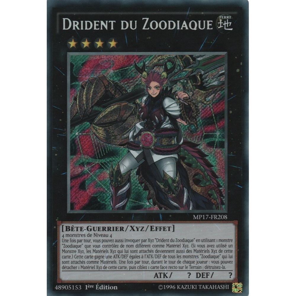 Drident du Zoodiaque MP17-FR208