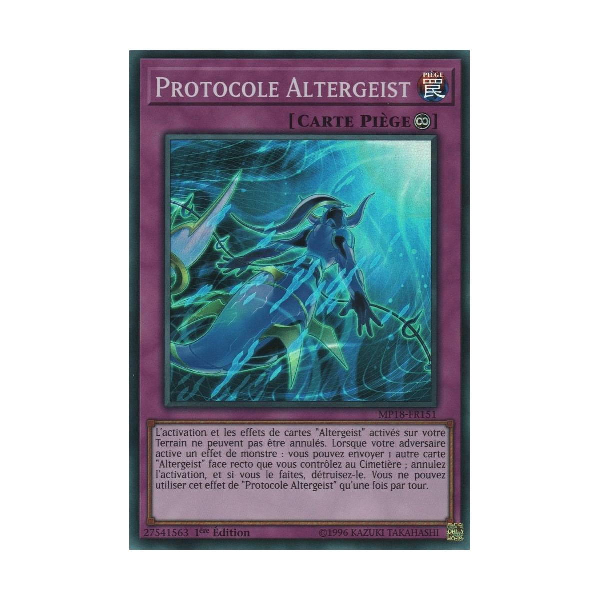 Protocole Altergeist MP18-FR151