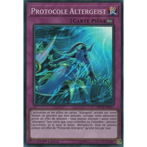 Protocole Altergeist MP18-FR151