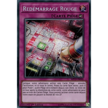 Redémarrage Rouge MP19-FR046