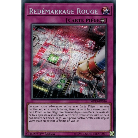 Redémarrage Rouge MP19-FR046