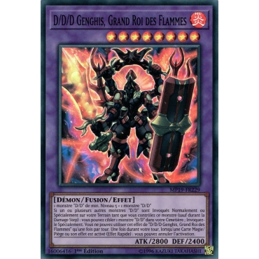 D/D/D Genghis Grand Roi des Flammes MP19-FR229