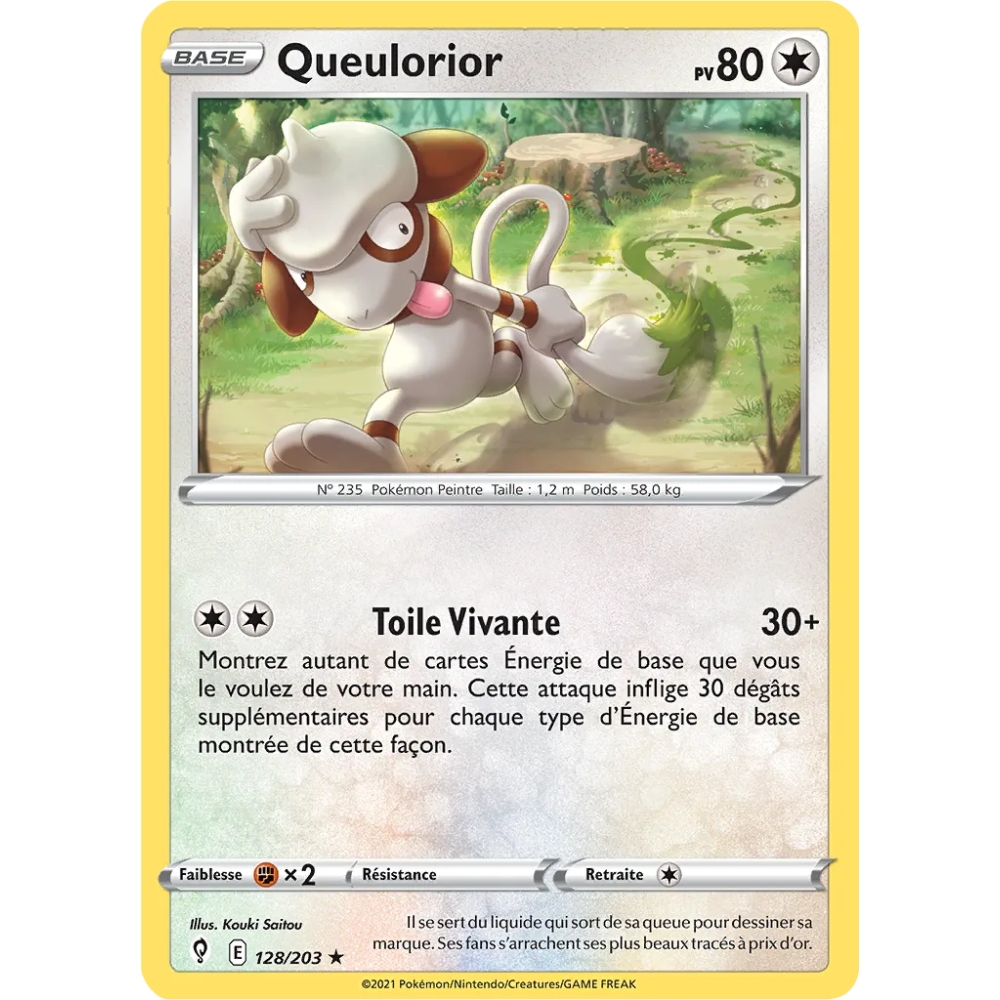 Queulorior 128/203 : Joyau Rare (Brillante) de l'extension Pokémon Épée et Bouclier Évolution Céleste