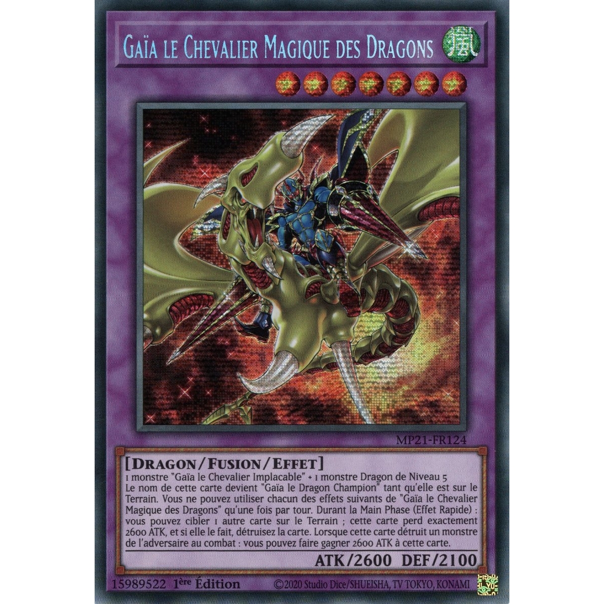 Gaïa le Chevalier Magique des Dragons MP21-FR124