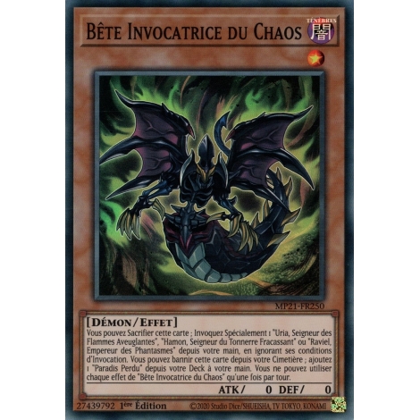 Bête Invocatrice du Chaos MP21-FR250